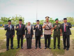 Memperingati Hari Otda ke-XXX Tahun 2026 di Kuansing Dengan inspektur Upacara Sekda Zulkarnain, ST., M.Si