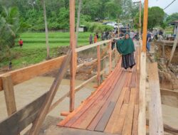 Hari Ketiga Paska Lonsor Bupati dan Wakil Bupati Tanah Datar Tinjau Lokasi
