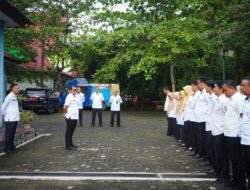 Sekda Kuansing Tekankan Disiplin dan Publikasi MTQ Riau Saat Apel di Dinas Kominfoss
