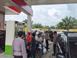 Polres Kuantan Singingi Intensifkan Patroli dan Pengamanan SPBU, Antisipasi Kemacetan dan Penyalahgunaan BBM