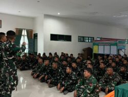 Pasipam OPS Satgas Bakti TNI AD Beri Pengarahan kepada 83 Personel di Makodim 0319 Mentawai