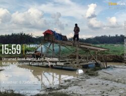 Polsek Kuantan Mudik Tertibkan Aktivitas PETI di Desa Pantai, Delapan Unit Peralatan Dimusnahkan