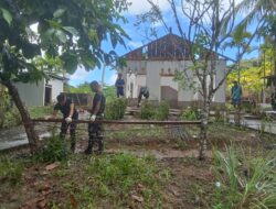 Dandenzibang 1 Kodam  Tuanku imam bonjol  Tinjau Pembangunan Musholla Al Huda di Mentawai