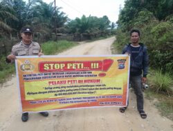Polsek Jajaran Polres Kuansing Edukasi Masyarakat tentang Dampak dan Larangan PETI