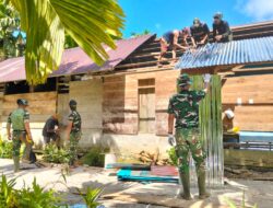 Satgas Karya Bakti TNI AD Rehab RTLH Ibu Nina Anti Capai 80 Persen