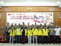 Polres Kuansing Gelar Donor Darah dan Bakti Sosial, Kapolres: Setetes Darah Mengalirkan Harapan bagi Sesama