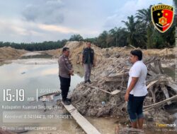 Polsek Benai Patroli dan Pengecekan Lokasi PETI di Desa Muara Langsat