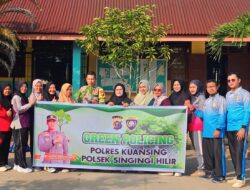 Polsek Singingi Hilir Gelar Program Green Policing dan Gerakan Gen Z Cinta Lingkungan di SDN 004 Tanjung Pauh