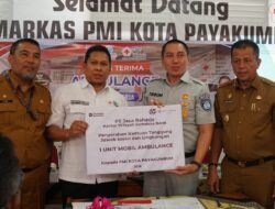PMI Payakumbuh Terima Ambulans Bantuan Jasa Raharja, Dukung Layanan Darurat Masyarakat