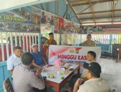 Melalui Minggu Kasih, Polsek Pangean Perkuat Kedekatan dengan Masyarakat Desa Sako