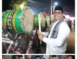 Lautan Manusia Membanjiri Kawasan Taman Jalur Teluk Kuantan Saat Pawai Takbiran Hari Raya Idul Adha 1447 Hijriah