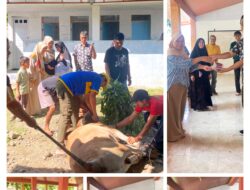 Suasana Kebersamaan dan Kepedulian Sosial Mewarnai Kegiatan Penyembelihan Hewan Qurban di SMPN 16 Padang