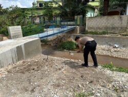Progres 90 Persen, Jembatan Merah Putih Presisi di Desa Logas Segera Rampung
