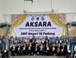 AKSARA 16 Jadi Panggung Kreativitas, SMPN 16 Padang Lepas 242 Siswa Kelas IX