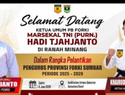 Kunjungan Ketum PB FORKI Hadi Tjahjanto ke Ranah Minang – Persiapan Matang Disambut Antusias, Perkuat Pembinaan Atlet Menuju Indonesia Emas 2045