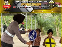 Polres Kuansing Tanamkan Budaya Tertib Berlalu Lintas Sejak Dini Melalui Kegiatan Polsanak