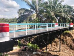 Jembatan Merah Putih Presisi Kuantan Singingi Rampung 100 Persen, Tingkatkan Akses Antar Desa