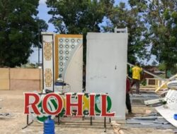 Stan Bazar Kabupaten Rohil Mulai Berdiri Di Lokasi Astaka MTQ Riau