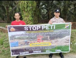 Cegah Pertambangan Ilegal, Polsek Jajaran Polres Kuansing Turun Langsung Sosialisasikan Larangan PETI