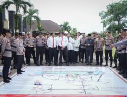 Menjelang Pelaksanaan MTQ Tingkat Provinsi Riau ke-44, Rekayasa Lalu Lintas Diberlakukan di Sejumlah Titik Strategis di Kota Teluk Kuantan