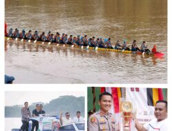 Kapolres Kuansing Hadiri Final Festival Pacu Jalur Event Kebudayaan Rayon I Kecamatan Inuman Tahun 2026