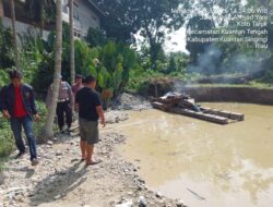 Respon Cepat Laporan Call Center 110, Polres Kuansing dan Polsek Kuantan Tengah Tindak Tegas Aktivitas PETI di Tengah Kota