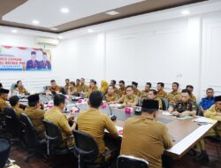 Rapat Evaluasi Capaian PAD Semester I Tahun Anggaran 2026 Dihadiri Plt.Bupati Kuantan Singingi H.Muklisin