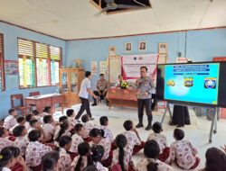 Cegah Perundungan Sejak Dini, Polres Kepulauan Mentawai Gelar Sosialisasi di SDN 22 Tuapejat