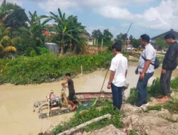 Tindak Lanjut Laporan 110, Polres Kuansing Musnahkan Satu Rakit PETI di Desa Pulau Aro
