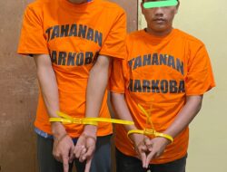 Dua Terduga Pengedar Sabu Ditangkap di Banglas, Satresnarkoba Polres Meranti Amankan Barang Bukti
