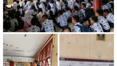 Kejaksaan Negeri Kepulauan Mentawai Tanamkan Nilai Anti Korupsi Sejak Dini pada Siswa Baru SMPN 2 Sipora