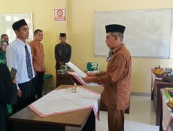 SYAFRINALDI DI LANTIK DAN DIAMBIL SUMPAH SEBAGAI KEPALA JORONG SUNGAI SALAK YANG BARU
