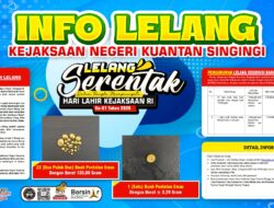 Kejari Kuansing Gelar Lelang Serentak Barang Rampasan Negara, Tawarkan Emas Senilai Rp280 Juta Lebih
