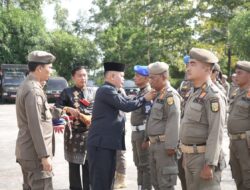 Apel Gelar Pasukan Persiapan Pengamanan Pacu Jalur 2026 Dipimpin Pj Sekretaris Daerah Drs. Muradi, M.Si