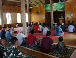 Prajurit Kodim 0319/Mentawai dan Masyarakat Gelar Doa Bersama Sambut HUT ke-1 Kodam XX/Tuanku Imam Bonjol