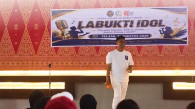 Semarak Kemerdekaan, WBP Lapas Bukittinggi Tunjukkan Bakat Bernyanyi Lewat LABUKTI IDOL