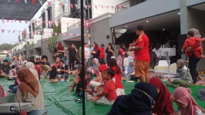 Perayaan Kemerdekaan RI ke 81 di Kompleks Perumahan Adhigriya Claccy Meriah Bersemangat
