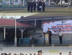 Lapas Kelas IIA Bukittinggi Gelar Upacara HUT ke-81 Kemerdekaan RI, Wujudkan Semangat Indonesia Berdaulat, Adil, dan Makmur