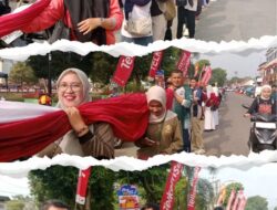 Bendera Merah Putih 2 Kilometer Membentang Di Tepian Narosa, 202 Jalur Siap Menggebrak Kuansing