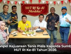 H -8 Penutupan Pendaftaran, Kejuaraan Tenis Beregu Piala Kapolda Sumbar HUT RI ke-81 Tahun 2026 Segera Ditutup
