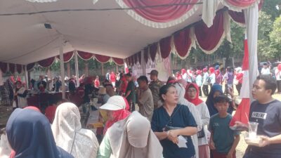 Warga Kecamatan Cipayung DKI Jakarta Tumpah Ruah Merayakan HUT Kemerdekaan RI ke 81