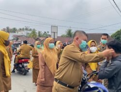 Meski Kabut Asap Mulai Mereda, Pemkab Kuansing Tetap Bagikan Masker untuk Lindungi Warga