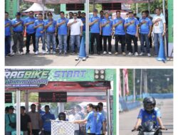 Plt Bupati Dukung Drag Bike HUT Bhayangkara, 700 Starter dari Empat Provinsi Ramaikan Sirkuit Sport Center