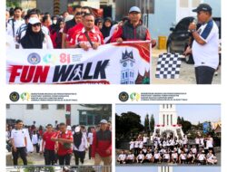 Langkah Merah Putih: Lapas Bukittinggi Fun Walk Sambut HUT RI ke-81