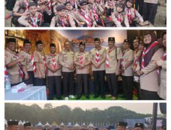 Jambore Nasional XII di Cibubur Dibuka, Kontingan Tanah Datar Semangat Kebersamaan