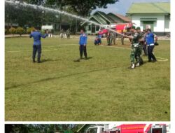 Kodim 0319/Mentawai Gelar Latihan Simulasi dan Pengenalan Fasilitas Damkar
