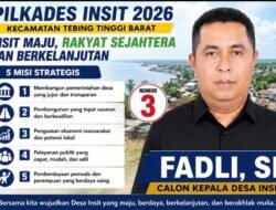 Usung 5 Misi Strategis, Fadli, SE Maju Calon Kades Insit Tebing Tinggi Barat