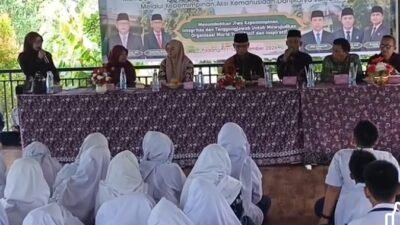 Kakan Kemenag Padang Bekali Siswa MTsN 5 tentang Kepemimpinan, Kemanusiaan dan Jurnalistik