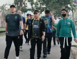Usai Titik Karhutla Nol, Kapolres Meranti dan Bupati Jalan Pagi Bersama