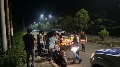 Tim Raga Polres Kuansing Patroli Malam, C3 dan Balap Liar Jadi Sasaran